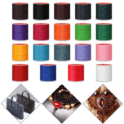 Waxed Cord Craft Waxed Thread Waxed Polyester String 0.45/0.5/0.6mm Sewing Thread Cord for Jewelry Bracelets Making