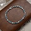 Schwere Industrie Türkischer Stil Tang-Grasmuster Steinarmband Breite 5mm Für Männer und Frauen Großzügig