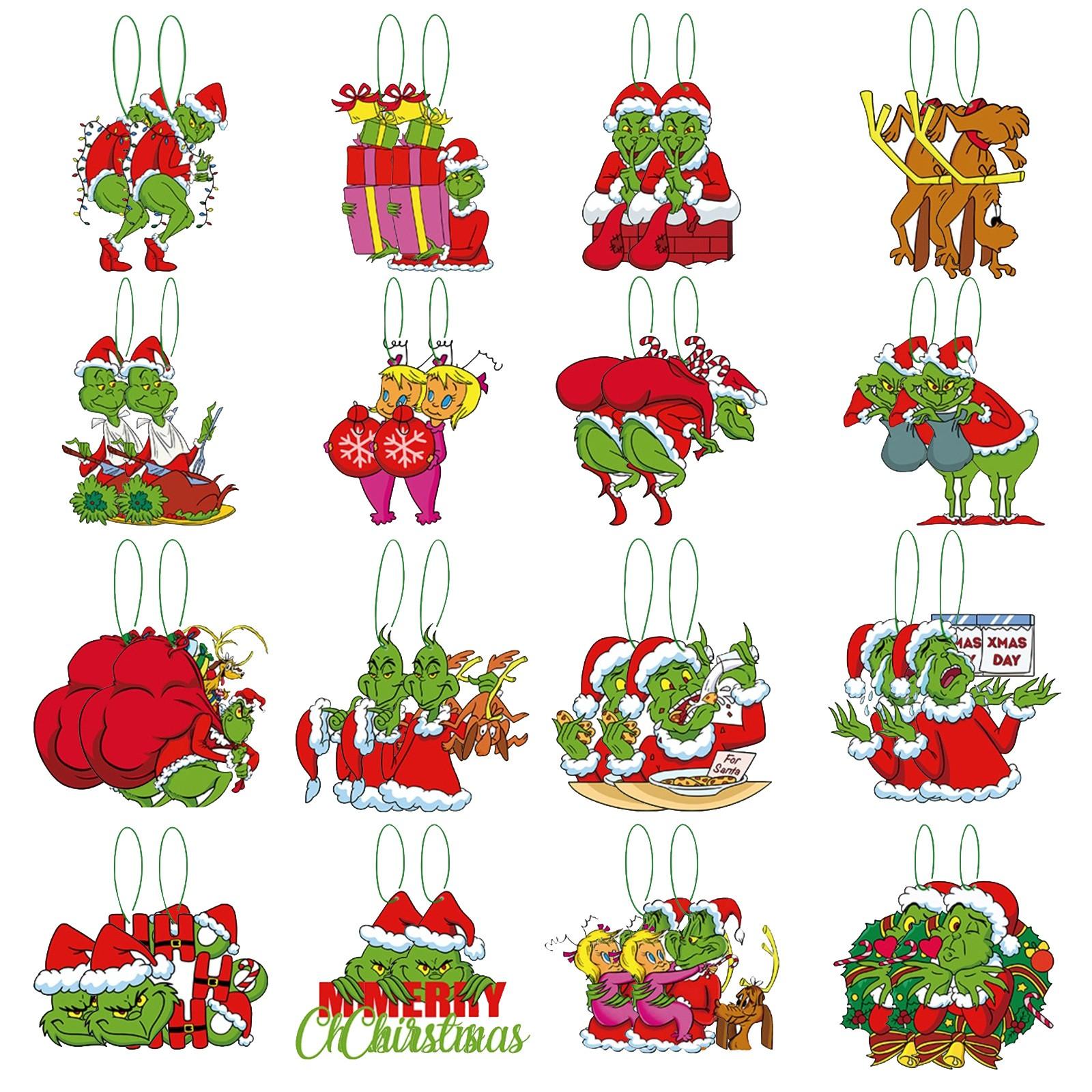 

Рождественские бирки, елочные украшения, украшения для создания праздничной атмосферы, подвески One Size