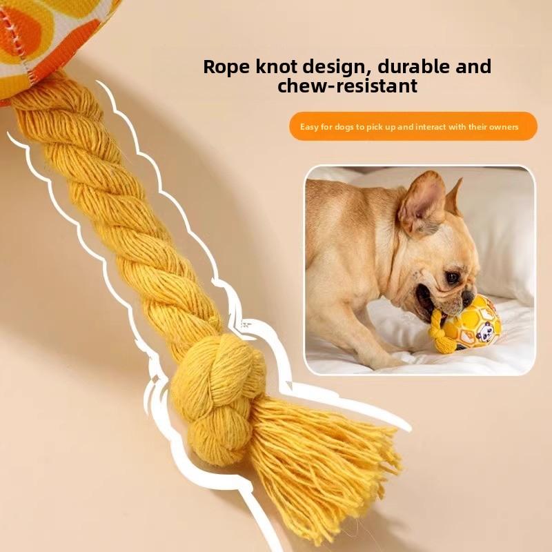 Dog Toys, Durable, Sound-making, Self-entertaining and Boring Gadgets, Plush Balls, Bichon Frise, Puppy Pet Supplies