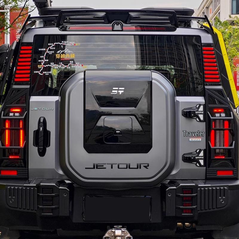 Jetour Traveler ShanHai T2 Hood & Rear Tire Emblem Sticker Accessories