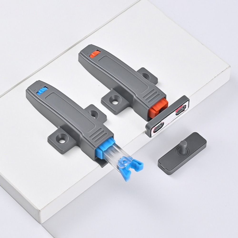 ABS Door Lock Buckle Invisible Rebound Device New Cabinet Catches  Cabinet Door