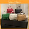 Compact Candy Color Shoulder Bag Urban Minimalist Style With Zipper Pocket