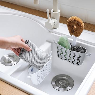 Oppvaskkluter Stativ Sugesvampholder Clip Rag Oppbevaringsstativ