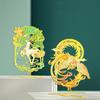 12 Month Chinese Beasts Bookmark Creative Metal Bookmark Hollow Metal Bookmarks  Office Reading