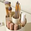 360°Rotating Pen Storage Box Multi-function Tabletop Storage Makeup Brushes Holder Simple Home Office Stationery Organizer Stand