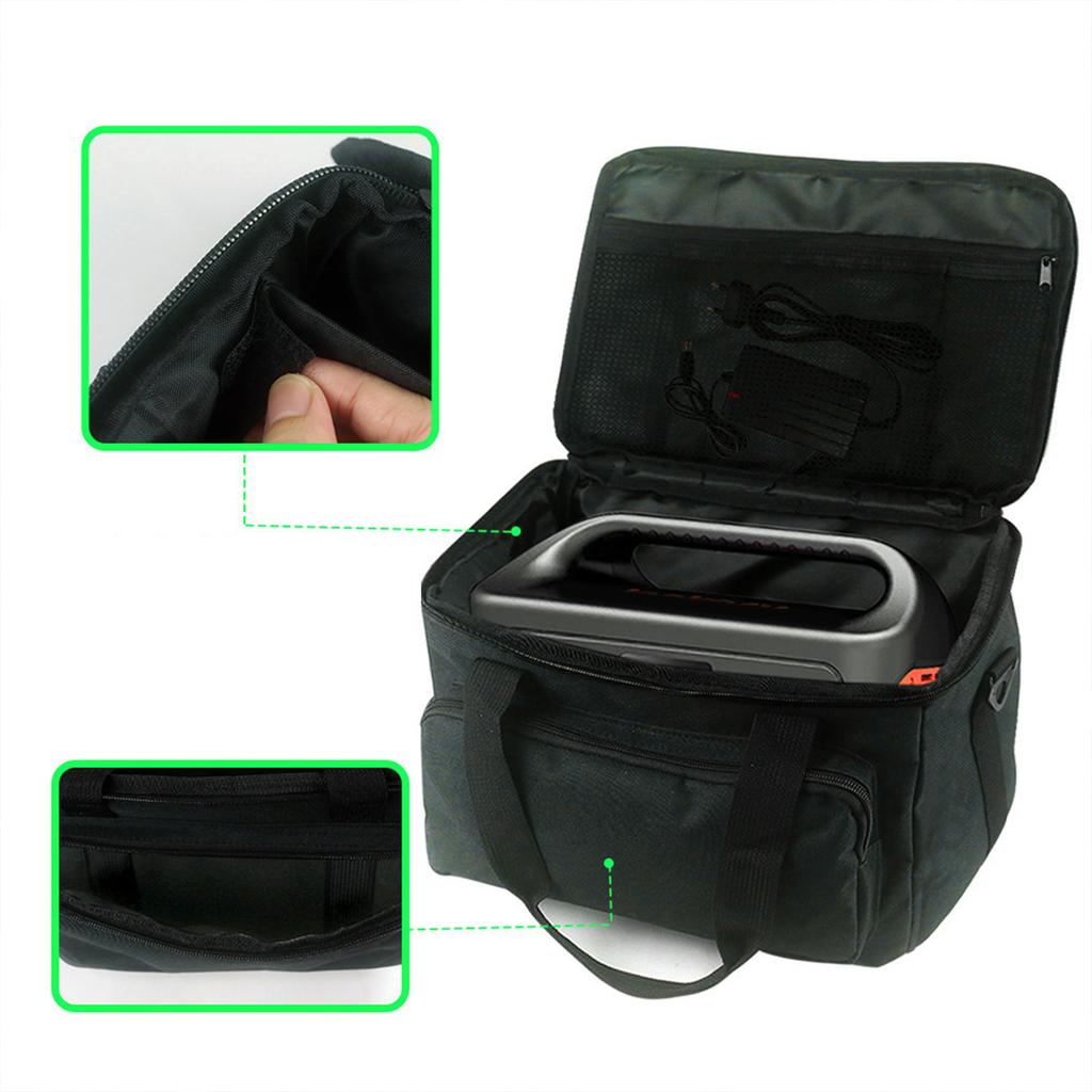 Travel Carrying Case Bag for Power Station Carrying, Portable Power Storage Watertight Travel Case with Multiple Pockets