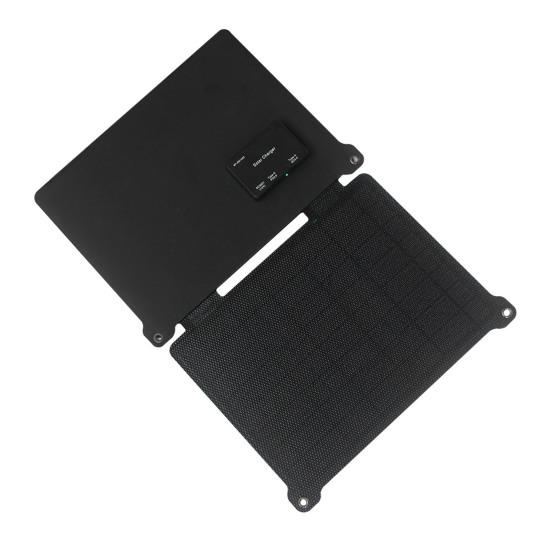 Solar Panel Portable Phone Charger 21W High-Efficiency Output Overvoltage Protection Foldable Single Crystal Silicon Solar Panel Charger