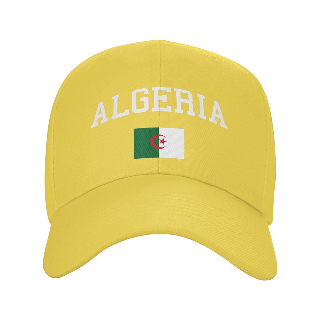 Algerian Flag Baseball Cap  Fashion Unisex Men Trucker Hat Breathable Print Tennis Skate Baseball Caps Birthday Gift