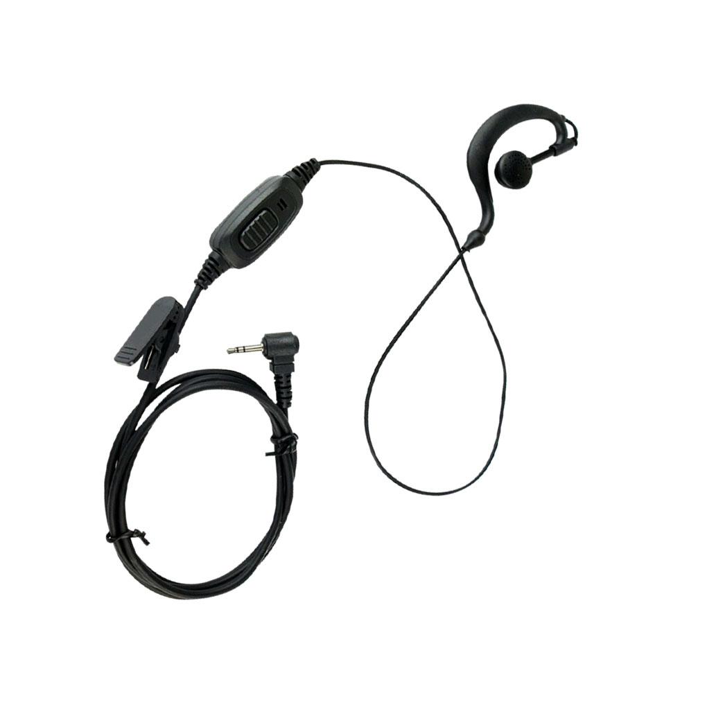 2.5mm Walkie Talkie Earphone Headphone Portable Ergonomic Lapel Clip Earpiece Replacement for HYT TC310/TC320/TC1688