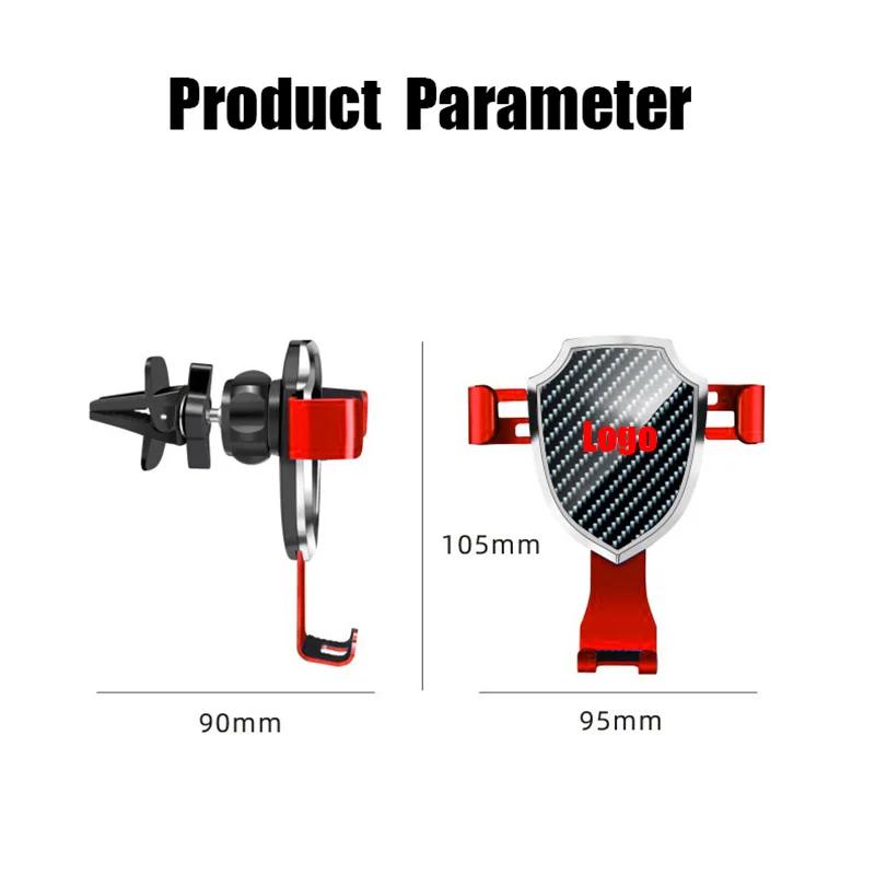 Per VW Volkswagen Jetta MK5 Golf Supporto per Telefono da Auto a Gravità Staffa Clip per Bocchetta d'Aria Supporto Stand per GPS per Volkswagen Polo Golf Passat
