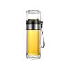 Qiwei Mingerya Portable Double-Layer Glass Tea Infuser Bottle