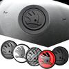 47mm Car Interior Steering Wheel Sticker Decorative Accessories For Skoda Superb Octavia Rapid Kodiaq Kamiq Karoq Fabia VRS Yeti