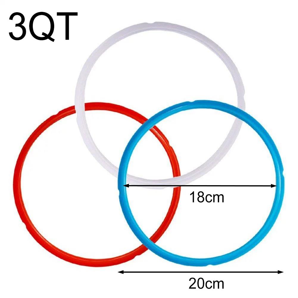 

Adapter Airtight Gasket Inner Diameter 22cm, Outer Diameter 24cm Silicone Sealing Ring Mixing Taste Prevention