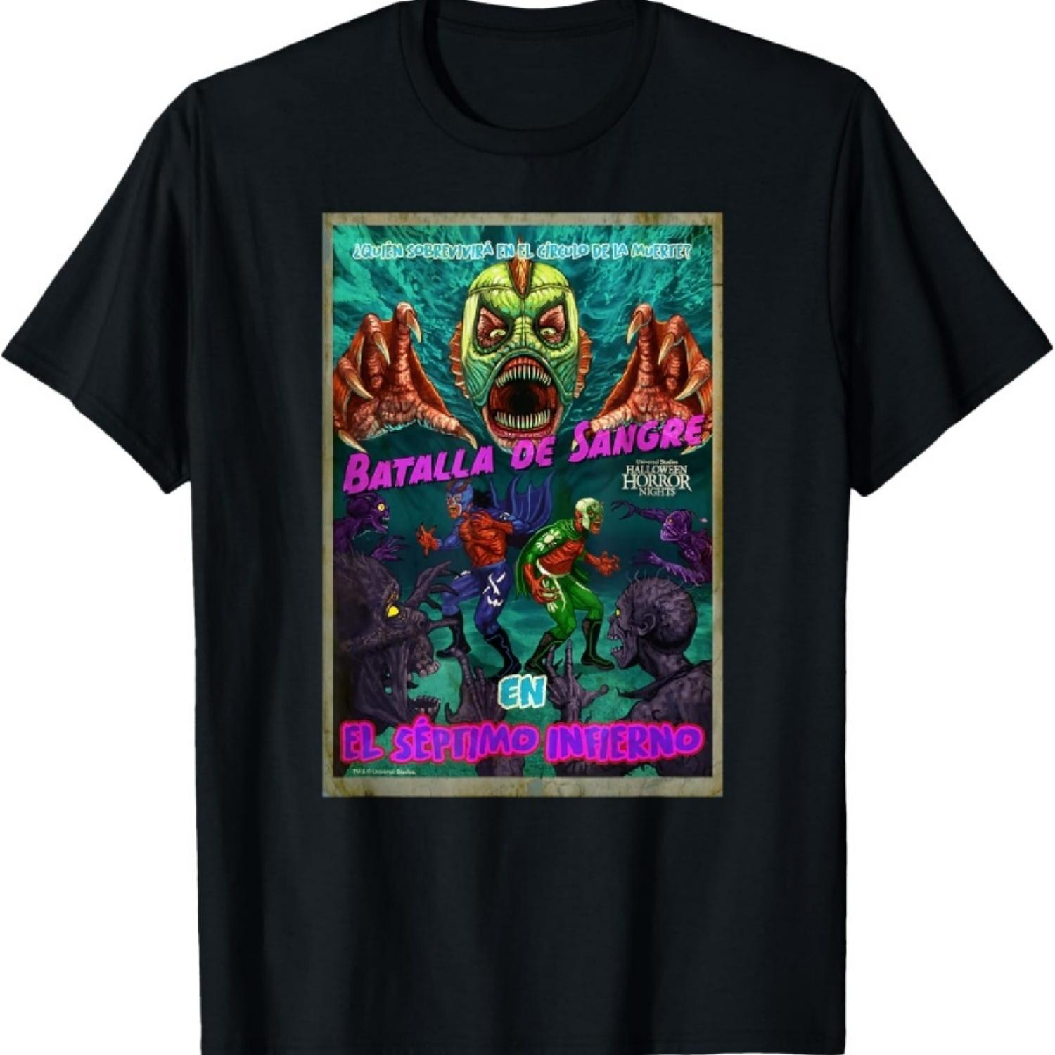 

Universal Halloween Horror Nights Monsters Blood Battle T-Shirt XXXXXL різнокольоровий