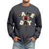 Men's Oversized Long Sleeve Crewneck Sweatshirt Casual Loose