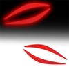 Reflective Waterproof Headlight Eyebrow Stickers - Creative Car Decoration