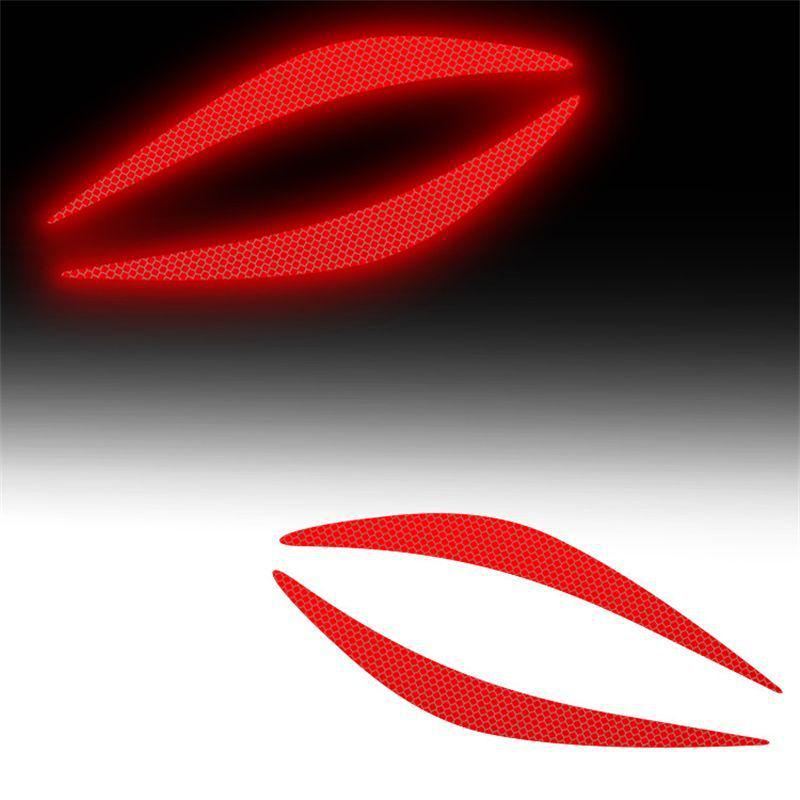 Reflective Waterproof Headlight Eyebrow Stickers - Creative Car Decoration