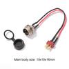 Elektrische Scooter Oplaadinterface Vervanging Skateboard Stalen Stroom Oplaadpoort voor KUGOO M4 PRO Step