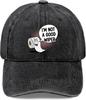 Im Not A Good Wiper Toilet Paper Novelty Denim Cap Low Washed Distressed Casual Adjustable Cap