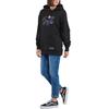 Vans Floral Print Hoodie With Long Sleeves Women Tops Black VN0A5LK2BLK
