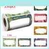 Xh-079 Colorful Cartoon Name Stickers Roll Labels For Gifts And Handcrafted Items