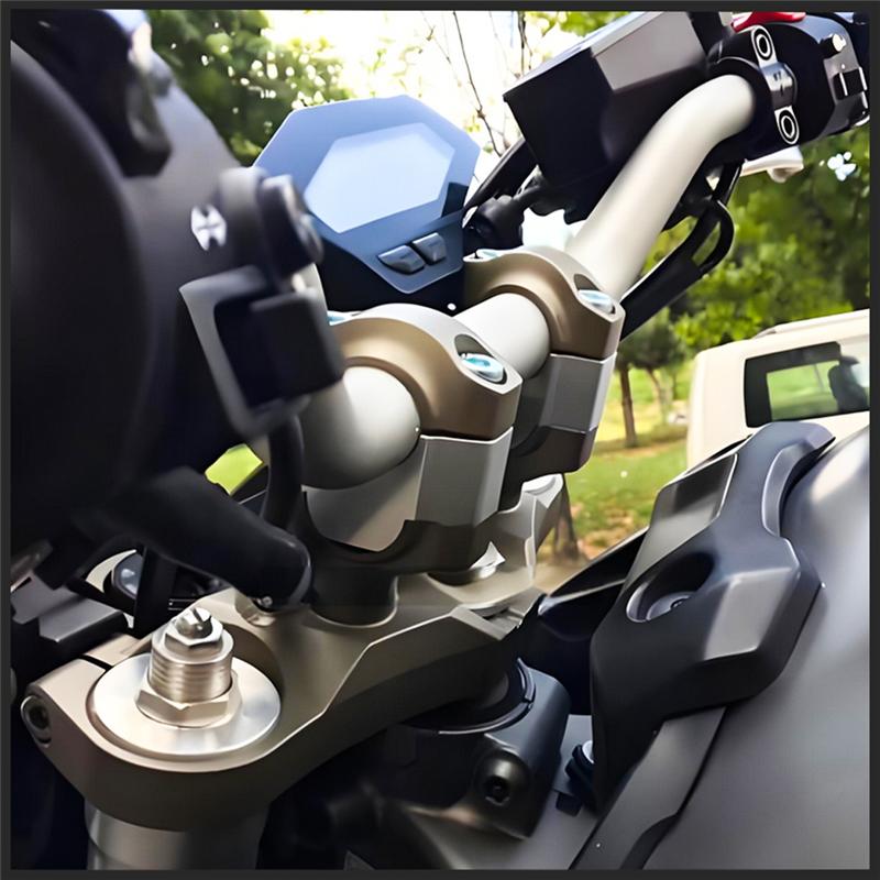 For  XSR900 XSR-900 XSR-900 2016-2024 Motorcycle Handlebar Riser Drag Handle Bar Clamp Extend Adapter Accessory Silver