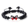 Adjustable Hand-Woven Bracelet with Butterfly Pendant for Women, Men's Gift, In Stock