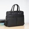 Li Shen Men's Large Capacity Business Leather Briefcase