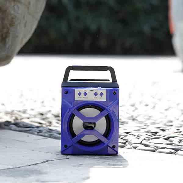 

MS-134BT Беспроводной Bluetooth-динамик Мультимедийный мобильный динамик USB 3,5 мм FM-радио Сабвуфер синий