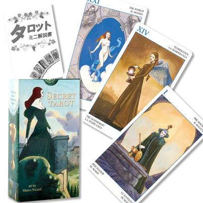 Secret Tarot Tarot 78 Authentische Tarotkartenlegung Japanische Bedienungsanleitung enthalten Karten, Karten, Anleitungen,