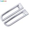 Rear Bumper Fog Light Lamp Cover Trim For Mitsubishi Lancer 2008-2016 2017 Chrome Car Tail Foglight Bezel Trims Accessories