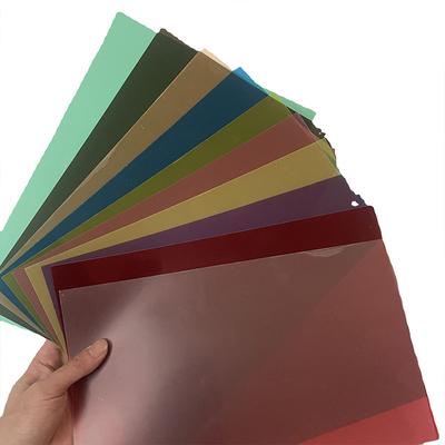 2Pcs PVC Heat Insulation Transparent Plastic Sheet Sunscreen Cellophane Light Filter Window Glass