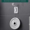 360 Degrees Rotatable Double Hook Punch-free Wall-Mount Shower Spray Head Holder