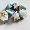 Přírodní Vzácný Modrý Kalcit Surový Luxusní Křišťálový Kámen Minerální Vzorky Domácí Dekorace Kámen Léčivý Drahokam Kámen do Akvária