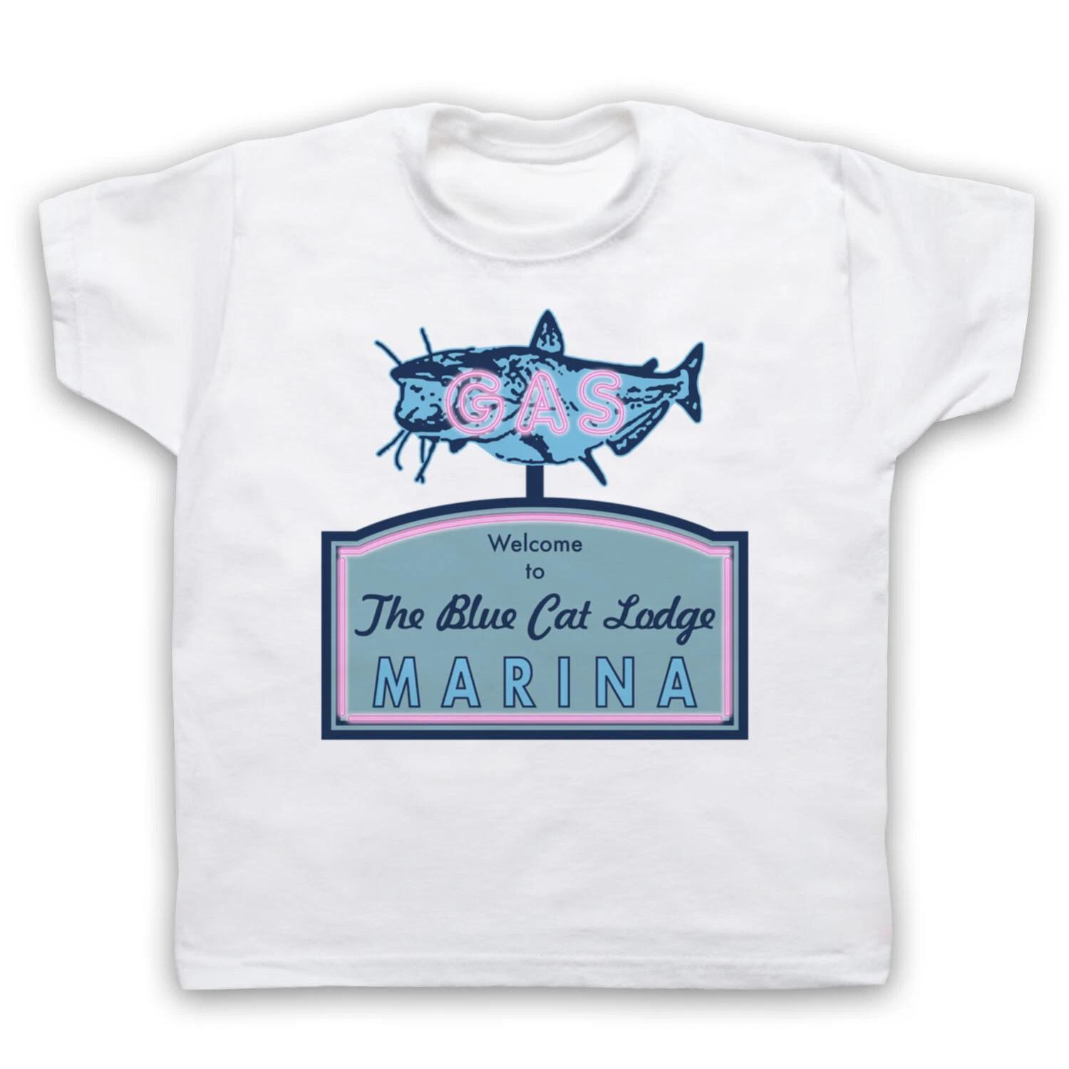 OZARK THE BLUE CAT LODGE MARINA UNOFFICIAL GAS TV KIDS CHILDS T-shirt 100