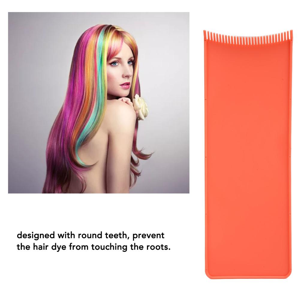 5Pcs Balayage Board 12in Long Round Teeth Safe Durable ABS Easy Operation Foiling Board for Hair Bleach Dye