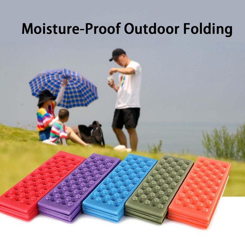 Honeycomb Massage Mat 4Fold Cushion Outdoor Hiking Camping Training Park Foldable Pillow Picnic Sitting Moisture-proof Pad