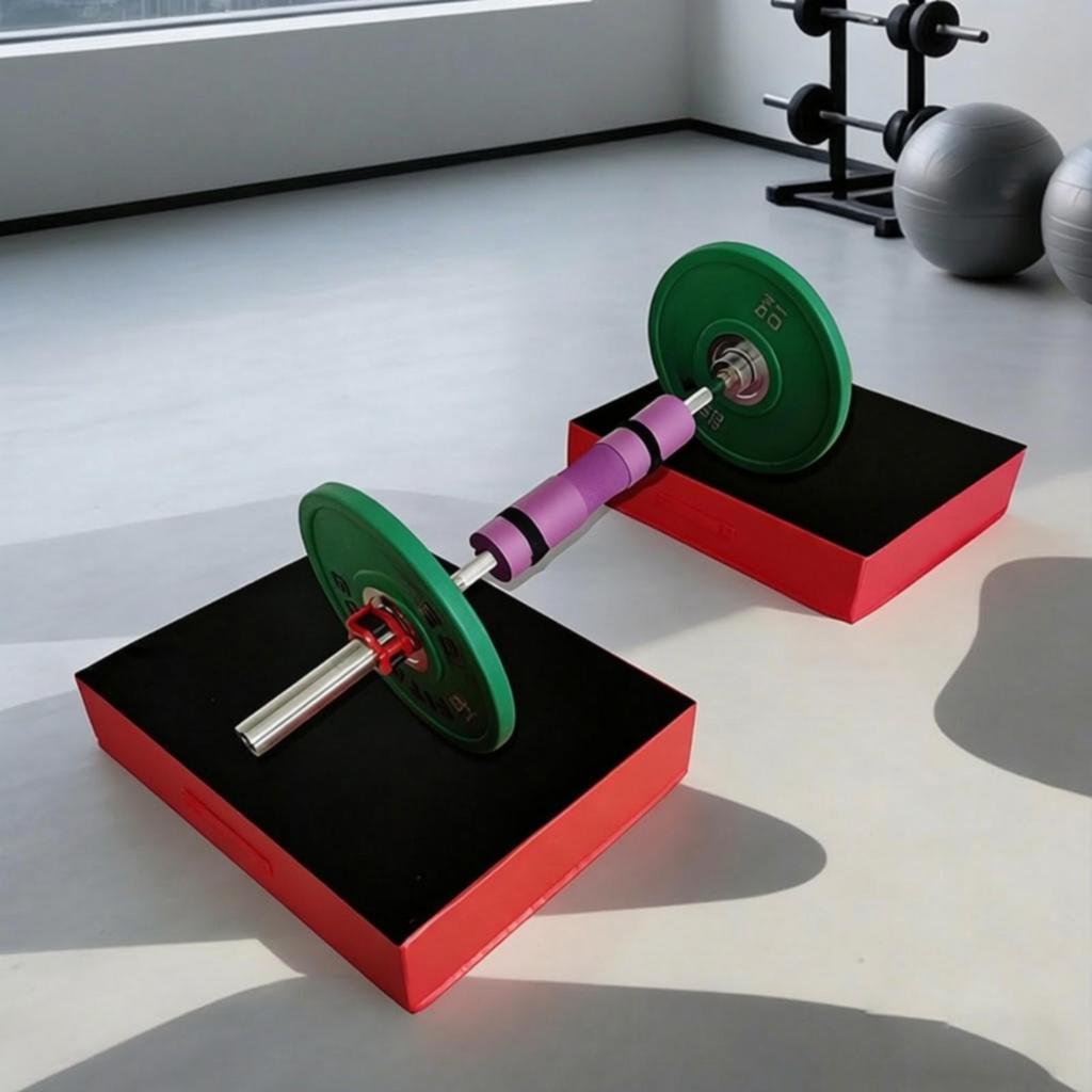 2 Pieces Workout Mat Shock-Absorbing High-Density Foam Training Pad Long-Lasting