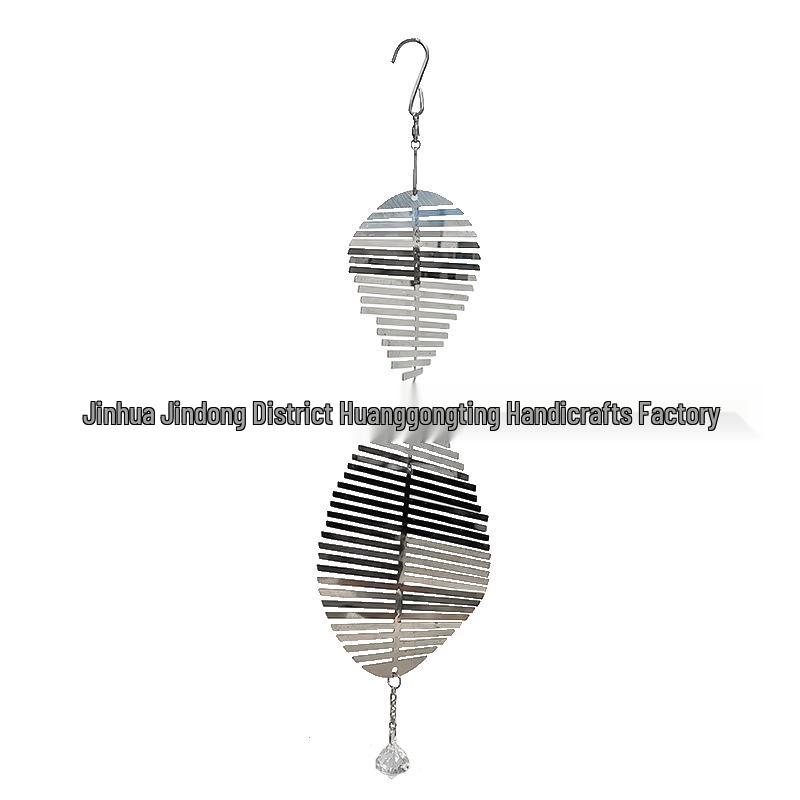 Stainless Steel Cross Metal Wind Chime for Indoor/Outdoor Decor and Creative Gift