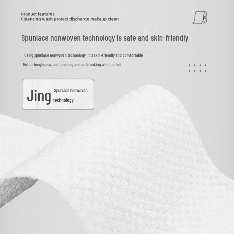 Thickened Soft Cotton Disposable Face Wipes for Gentle Cleansing
