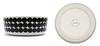 Marimekko Siirtolapuutarha Bowl, 20cm, 1500ml, Polka Dot Pattern, Black and White, 063301 190 [Parallel Import]