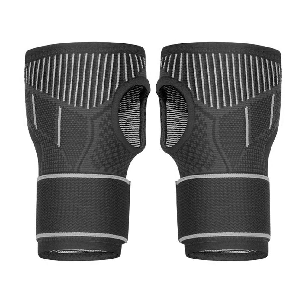 2Pcs Wrist Support Sleeves Compression For Carpal Tunnel And Wrist Pain Relief - Wrist Brace For Men And Women