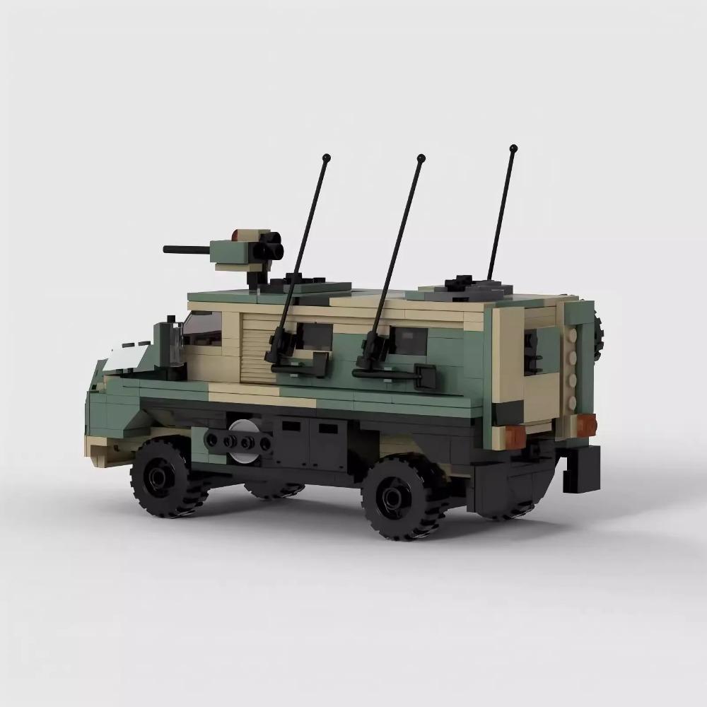 MOC-142062 Building blocks Bushmaster armored vehicle model Military series small particles diy creative gift building block set