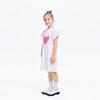 little MO&Co. Girls' Moisture-Wicking Short-Sleeve T-Shirt Dress