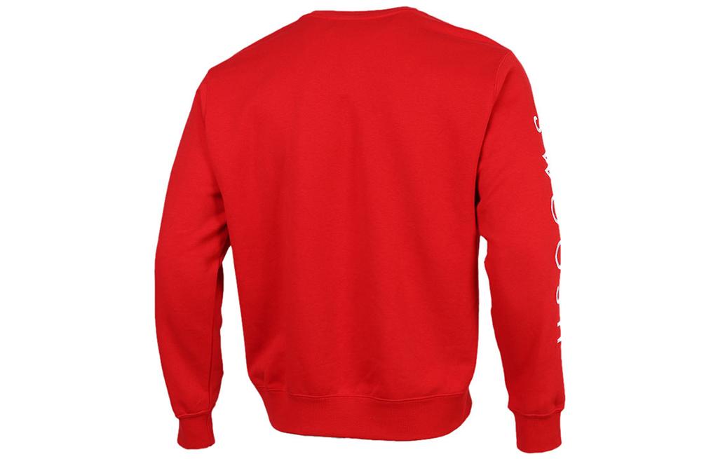 Nike Sweatshirts Men's University Red Crew Neck Moderate Regular CU4035-657
