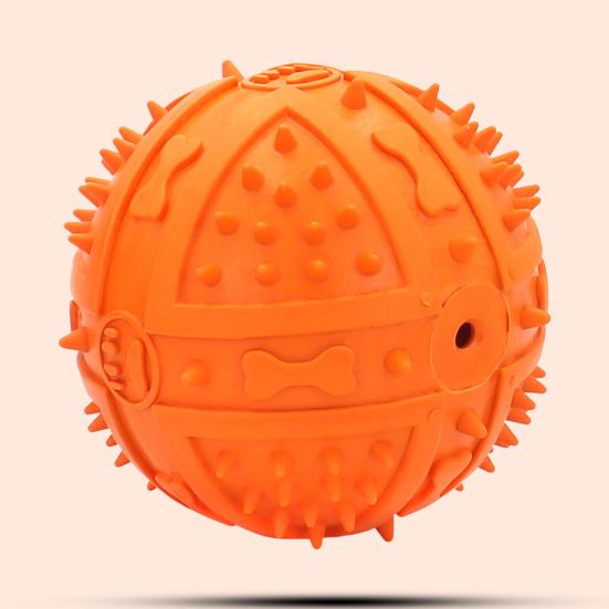 Dog Squeaky Toy Comfortable High Toughness Wear Resistant Small Medium Large Dog Interactive Ball Pet Training
