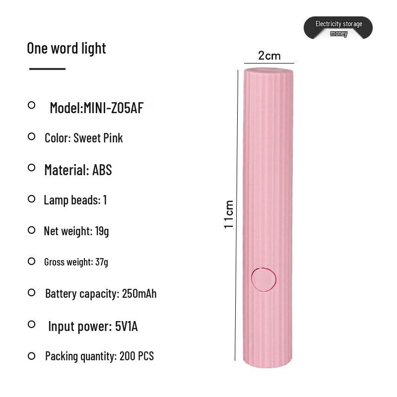 Portable Rechargeable UV Nail Art Quick-Dry Light Holder