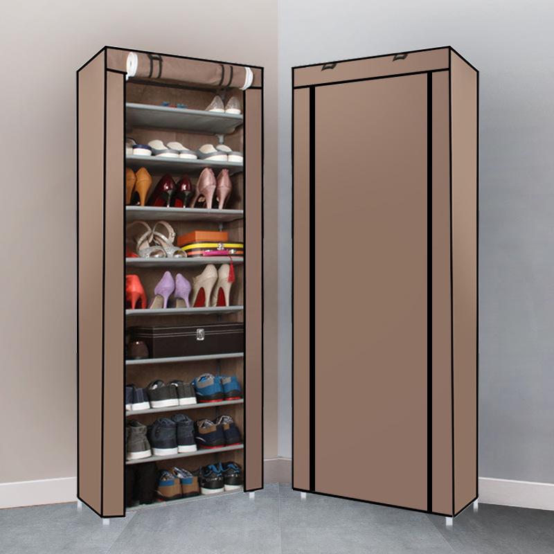 Large Capacity Multi-layer Dustproof Shoe Rack for Home, Rental, or Dormitory