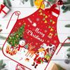 Funny Holiday Cooking Aprons for Men Women, Adjustable Kitchen Baking Grilling Aprons for Party Supplies